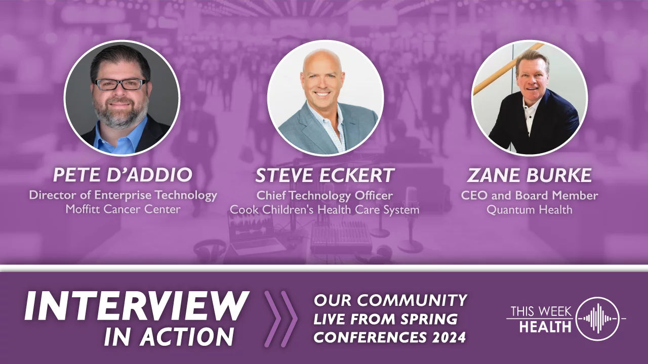 Interview in Action @ ViVE '24 - Pete D'Addio, Steve Eckert, & Zane Burke